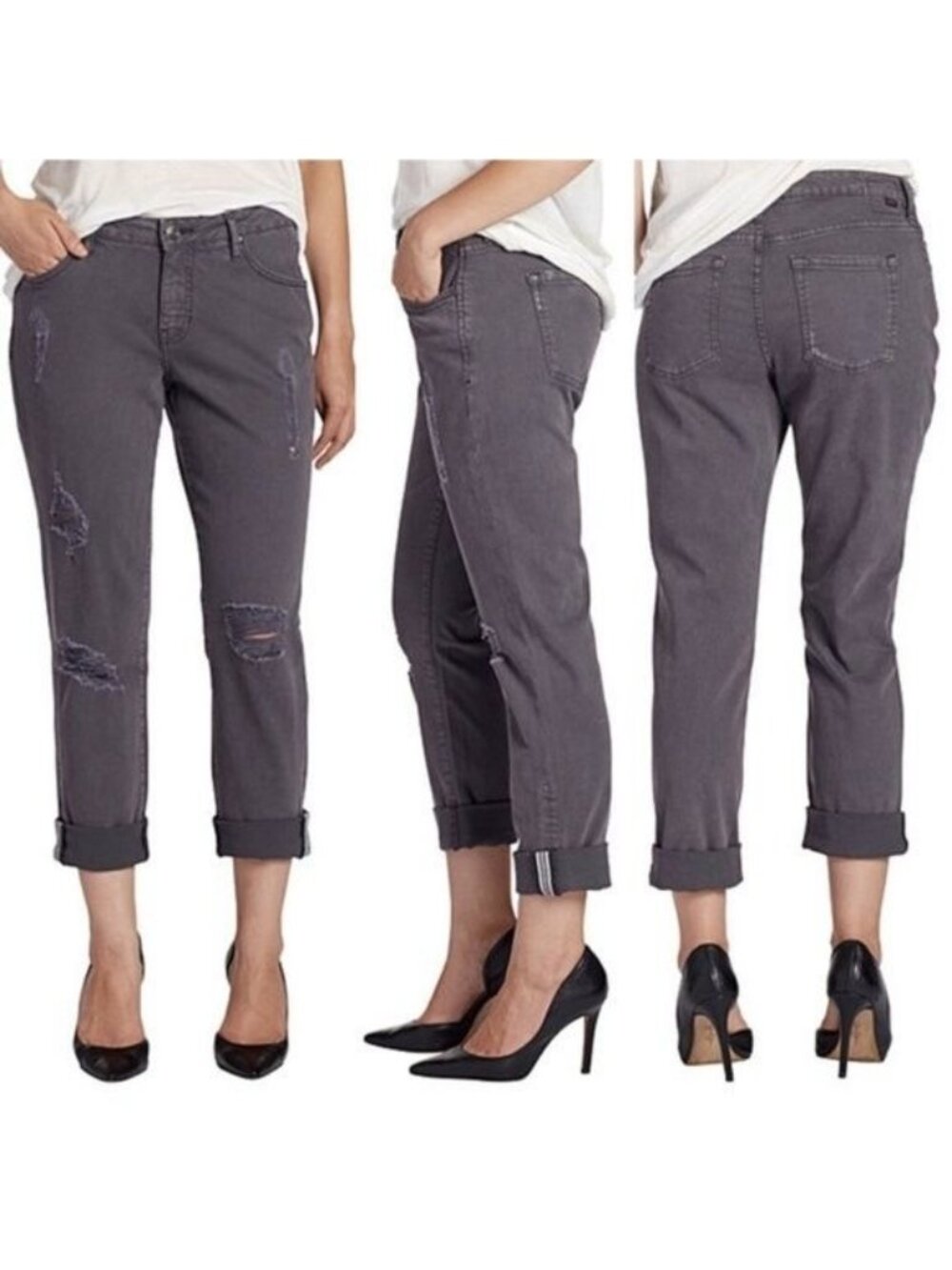 Jag Coal Supra Colored Denim Alex Boyfriend Jeans